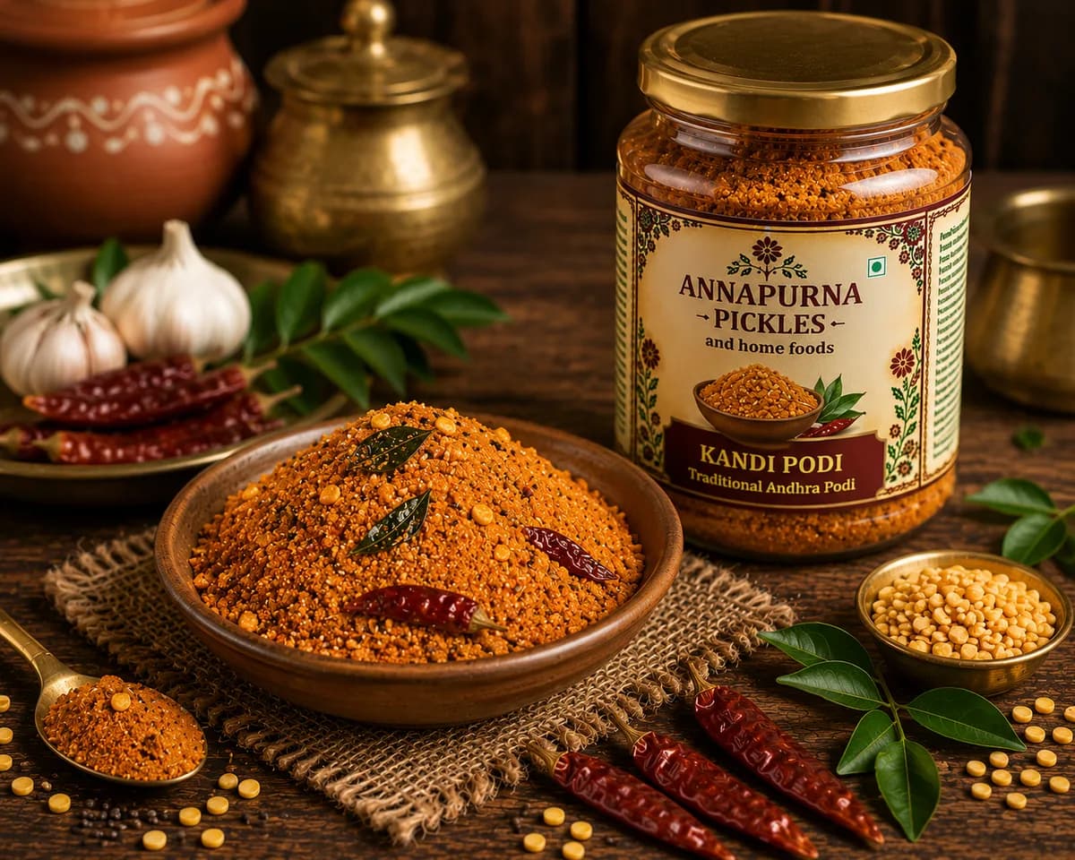 Kandi Podi — illustrated jar
